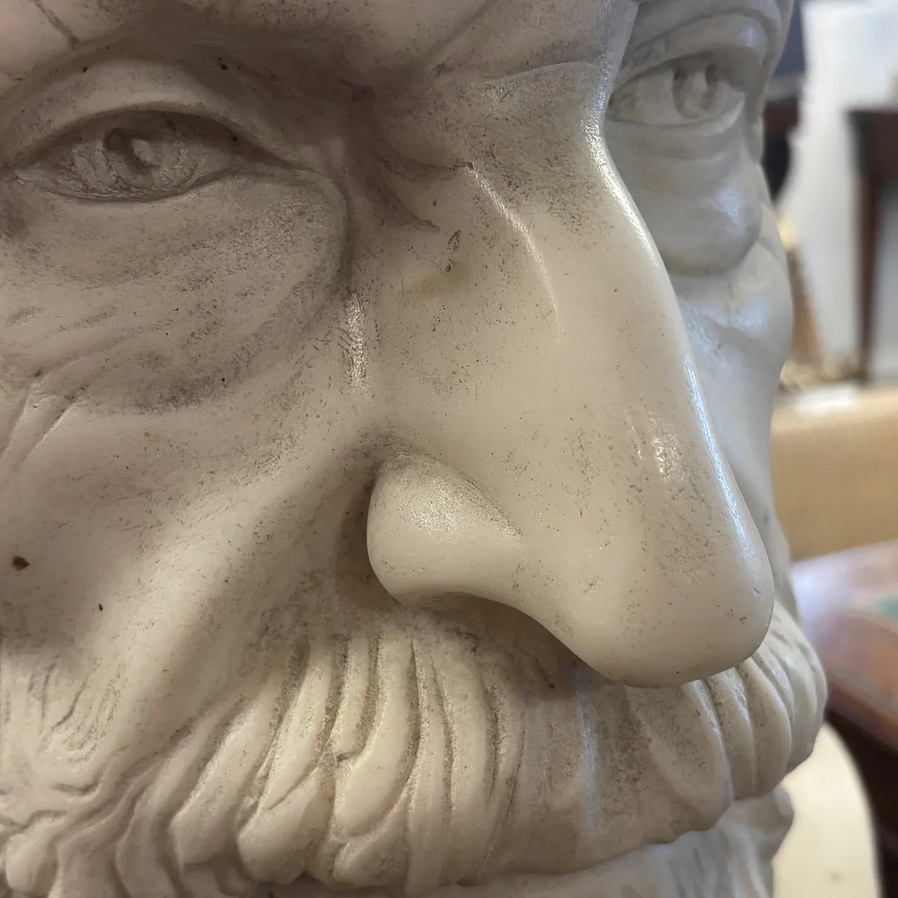 Carrara marble sculpture, signed Guido Galetti, 1948 8