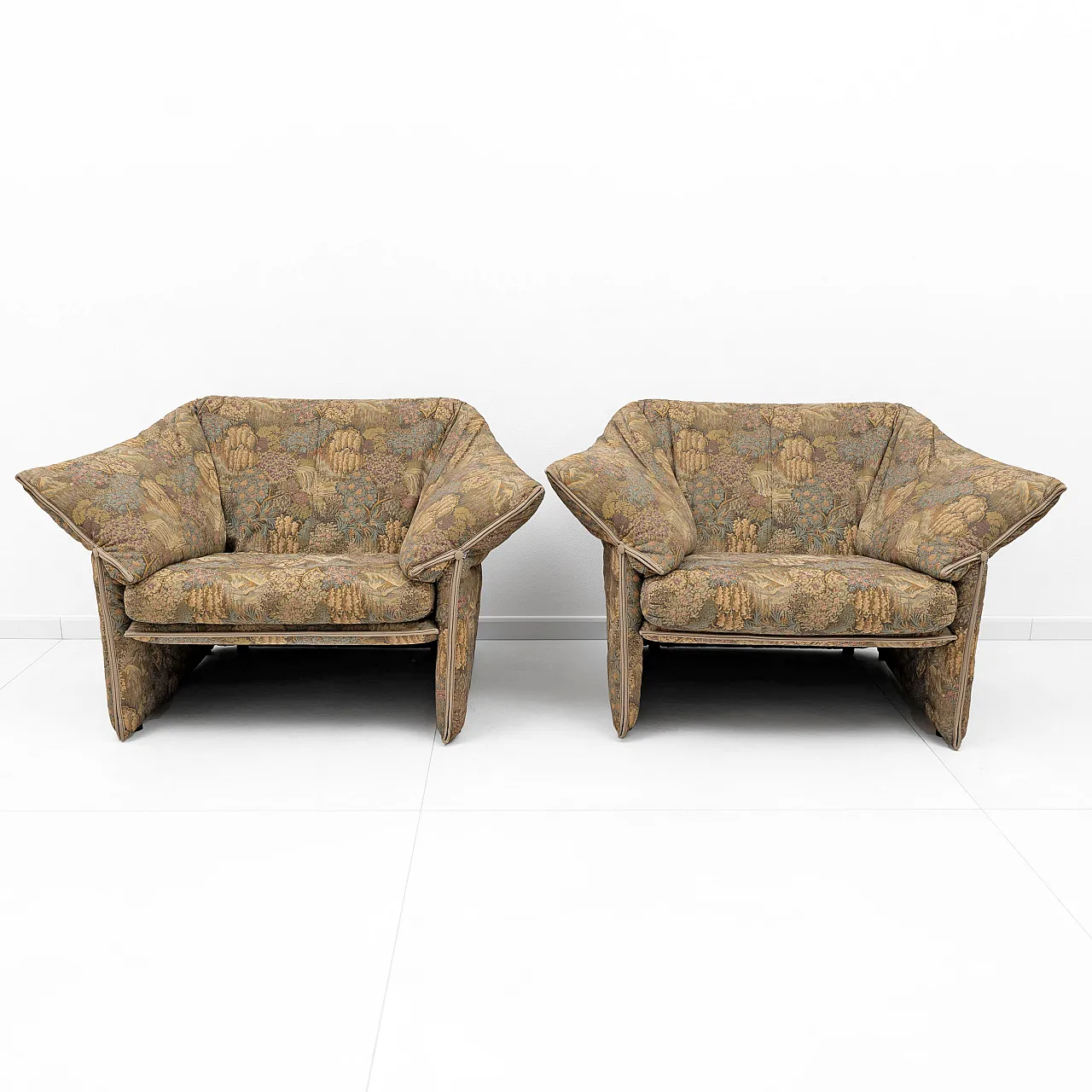 Pair of armchairs Le stelle di Mario Bellini per B&B, 70s 2