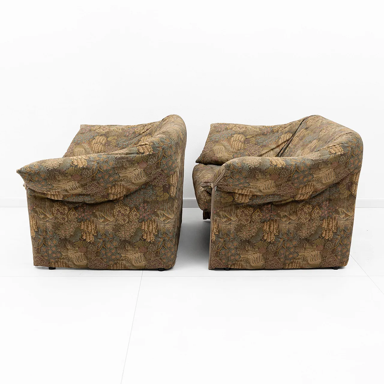 Pair of armchairs Le stelle di Mario Bellini per B&B, 70s 4