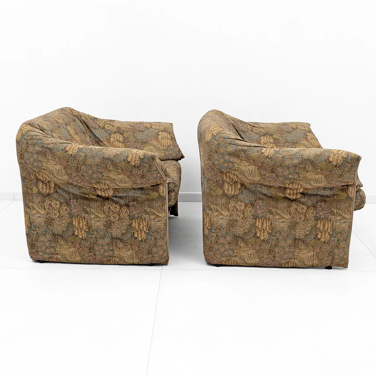 Pair of armchairs Le stelle di Mario Bellini per B&B, 70s 5