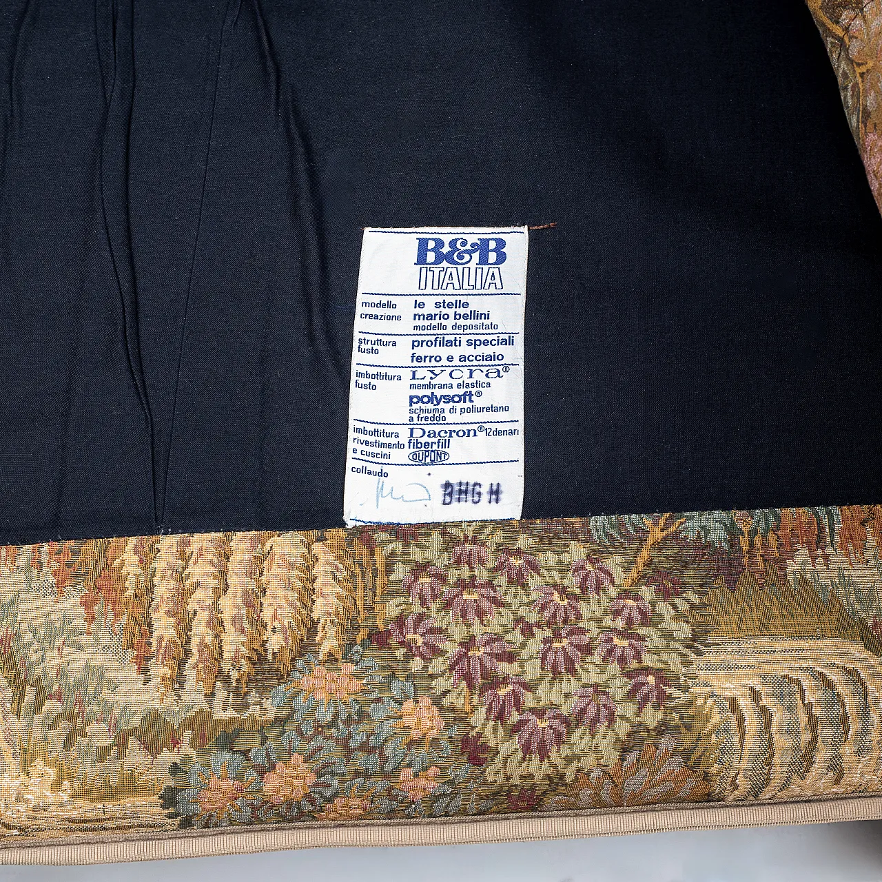 Pair of armchairs Le stelle di Mario Bellini per B&B, 70s 10