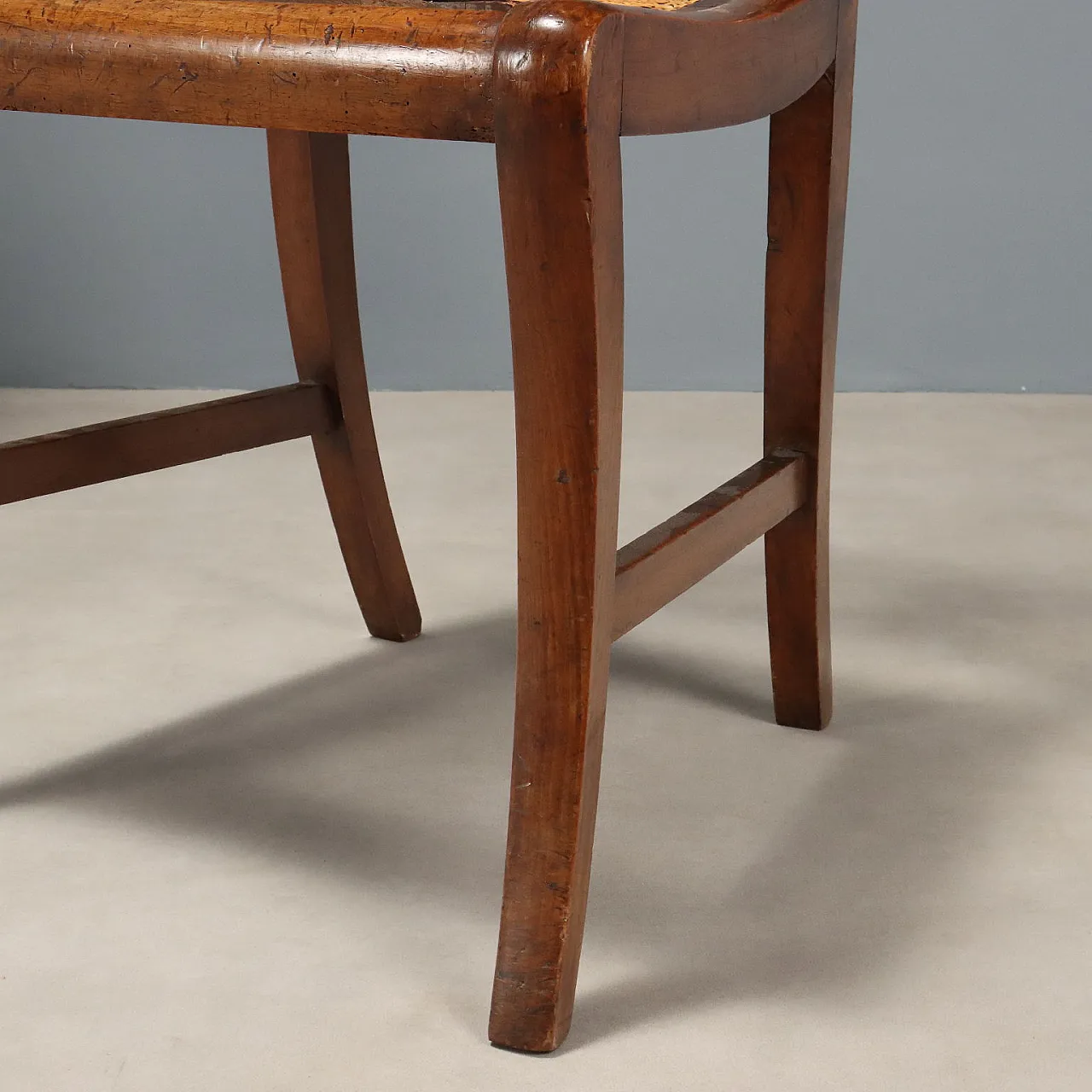 6 Sedie in noce e paglia di Vienna, metà '800 6