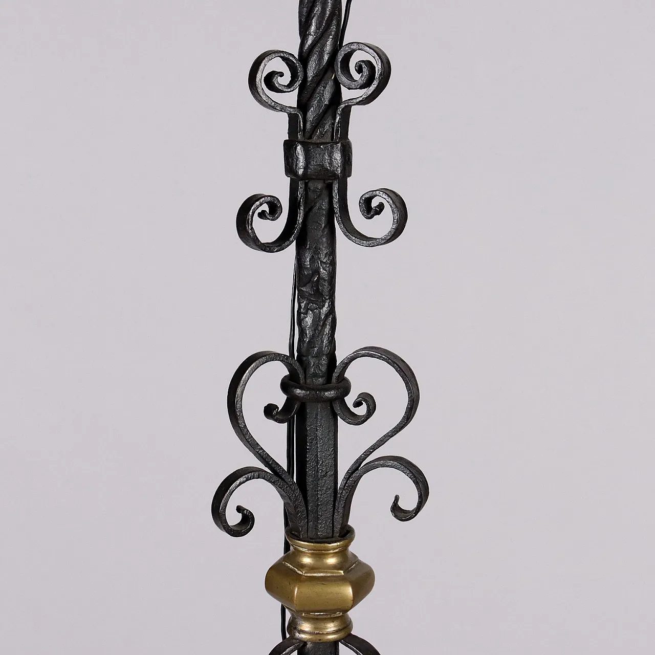 Set 2 Portacandele In Ferro Battuto Nero – Candelieri A Forma Di Bicchiere Per Candele Coniche, Decorazione Vintage