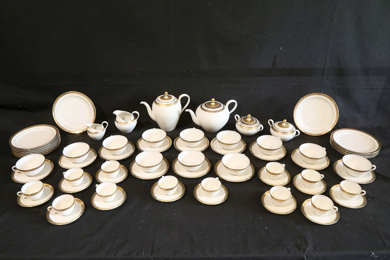 Servizio tè in porcellana di Seltmann Weiden u.s. zone 1946 - 1949 1