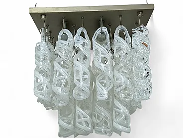 Chandelier with Murano glass pendants, 1970s