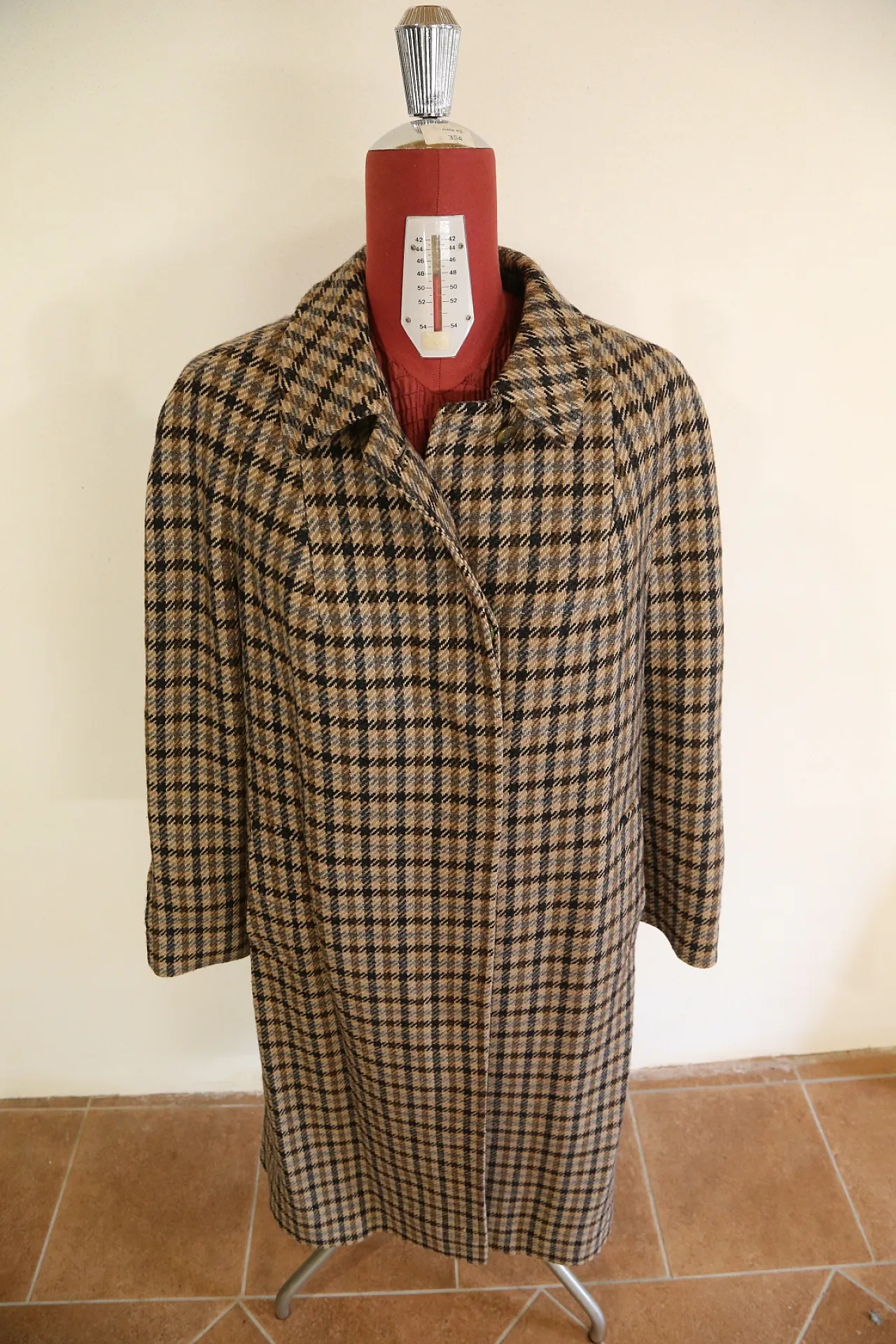 Cappotto Burberry's donna lana Scottish Saxon, anni '90 4