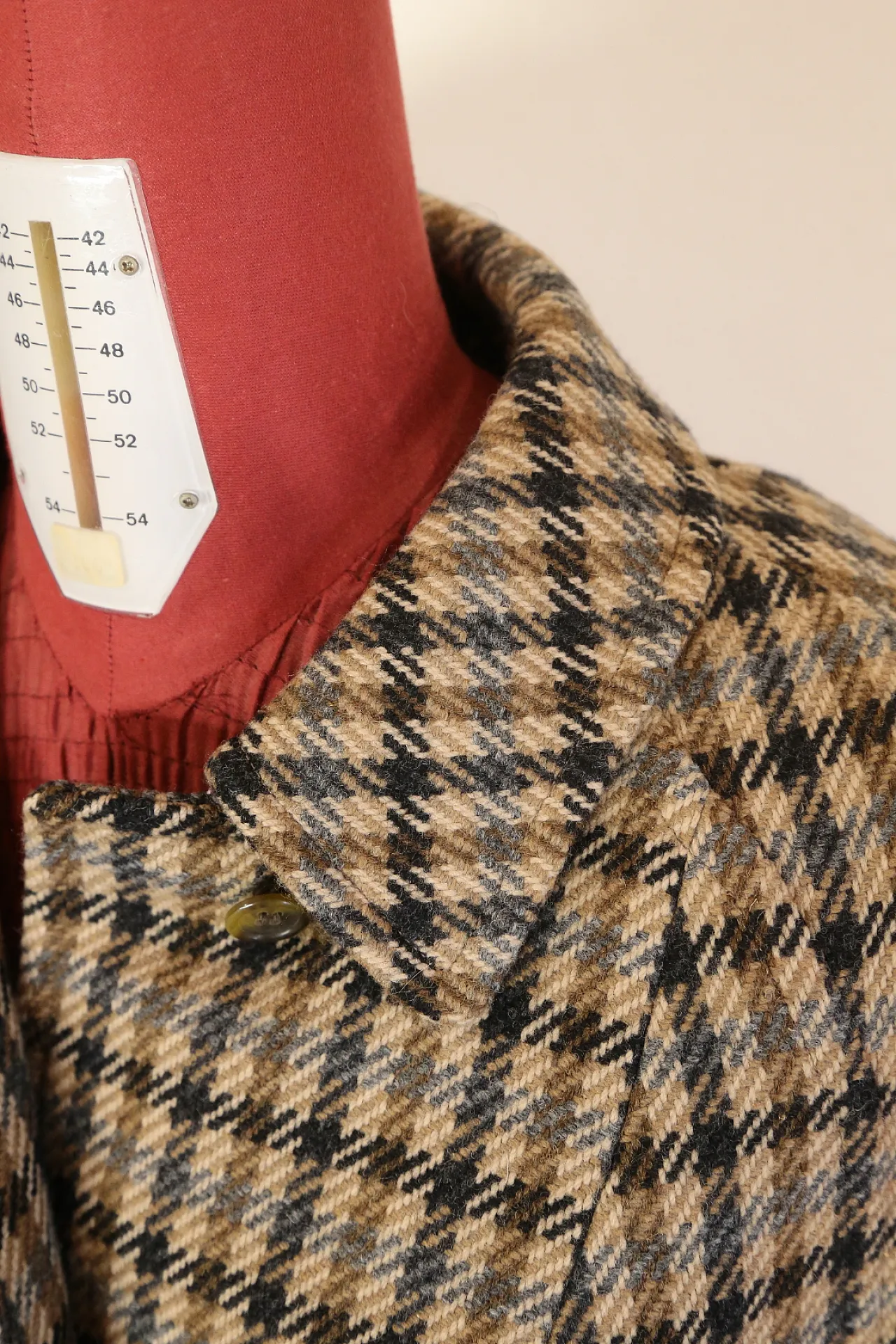 Cappotto Burberry's donna lana Scottish Saxon, anni '90 6