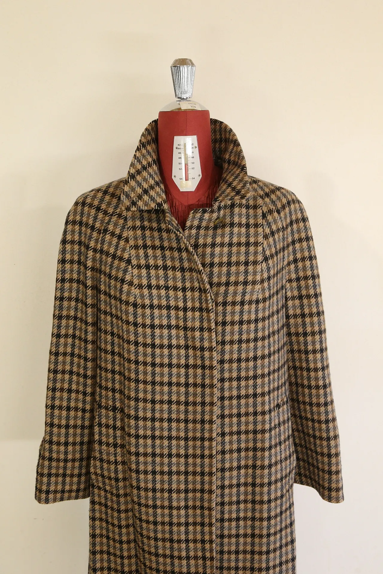 Cappotto Burberry's donna lana Scottish Saxon, anni '90 7
