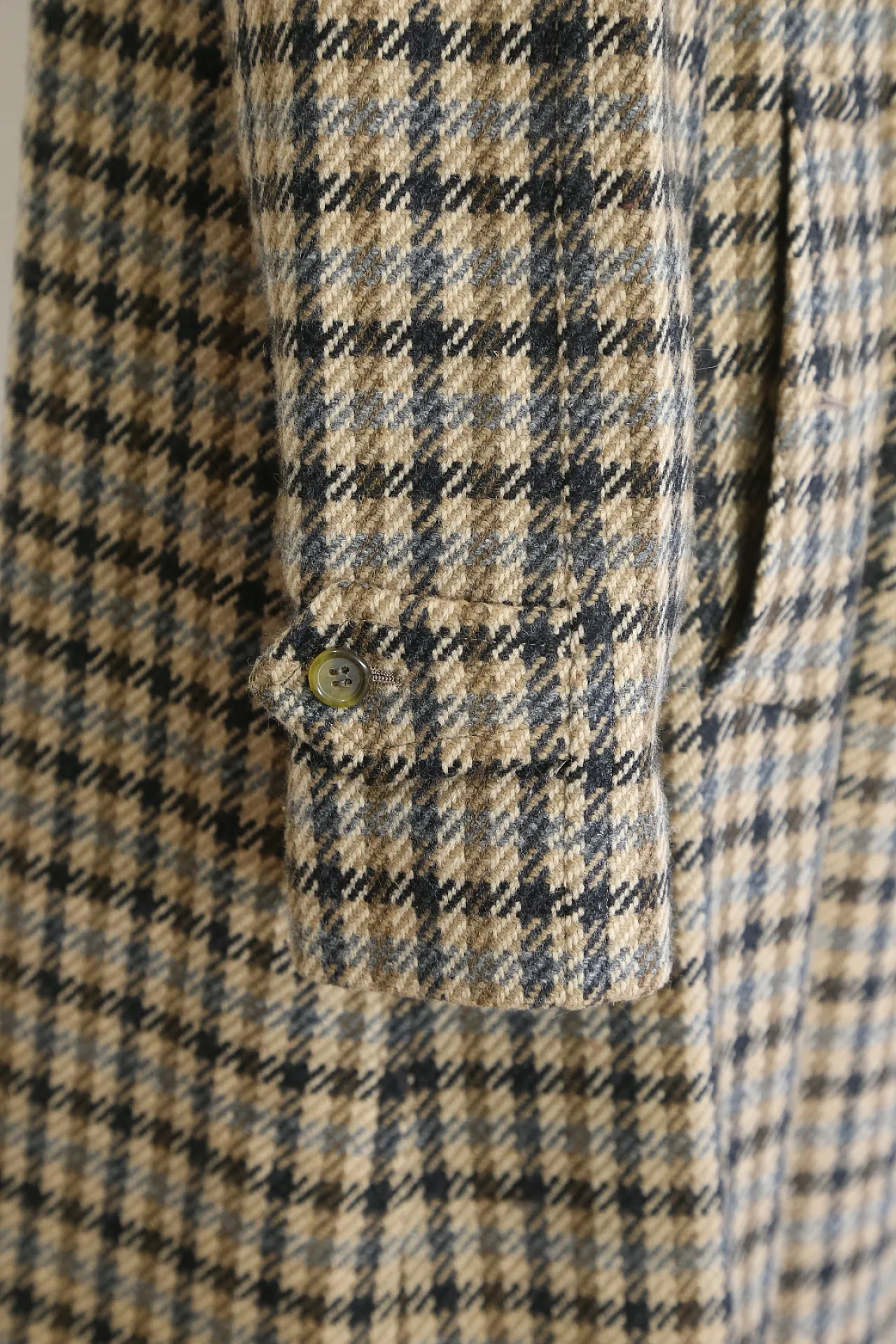 Cappotto Burberry's donna lana Scottish Saxon, anni '90 9