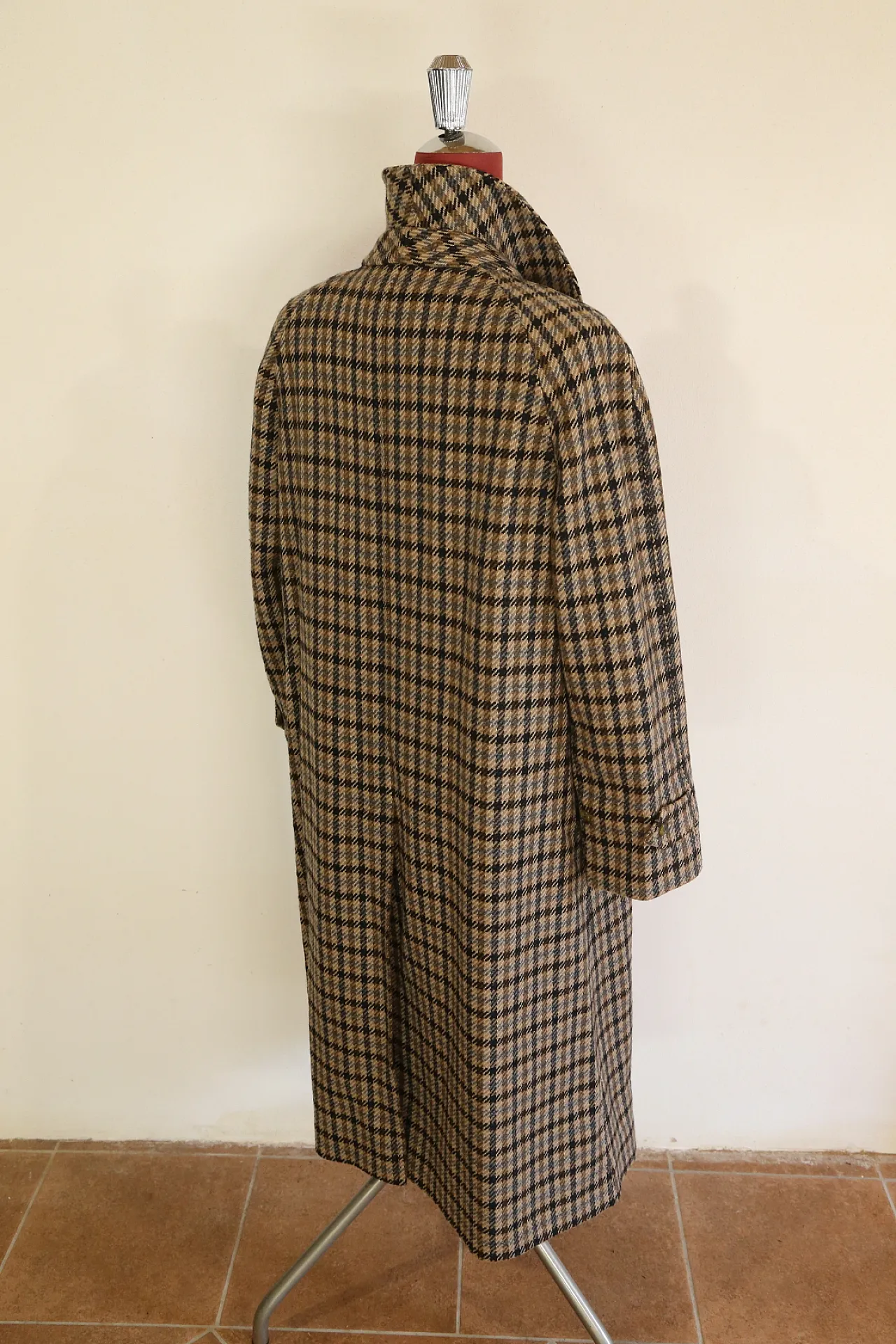 Cappotto Burberry's donna lana Scottish Saxon, anni '90 11