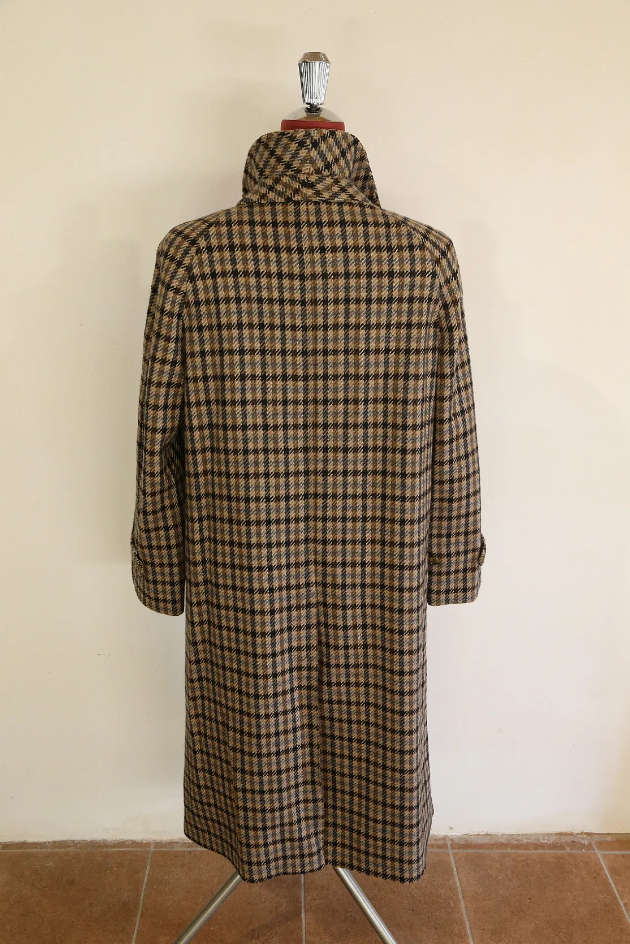 Cappotto Burberry's donna lana Scottish Saxon, anni '90 12