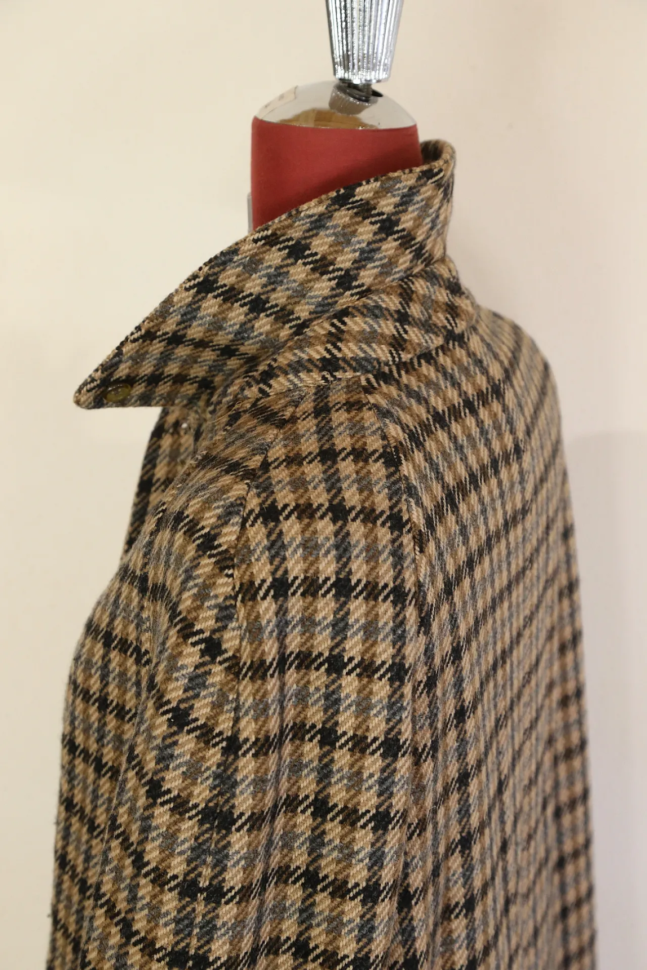 Cappotto Burberry's donna lana Scottish Saxon, anni '90 16