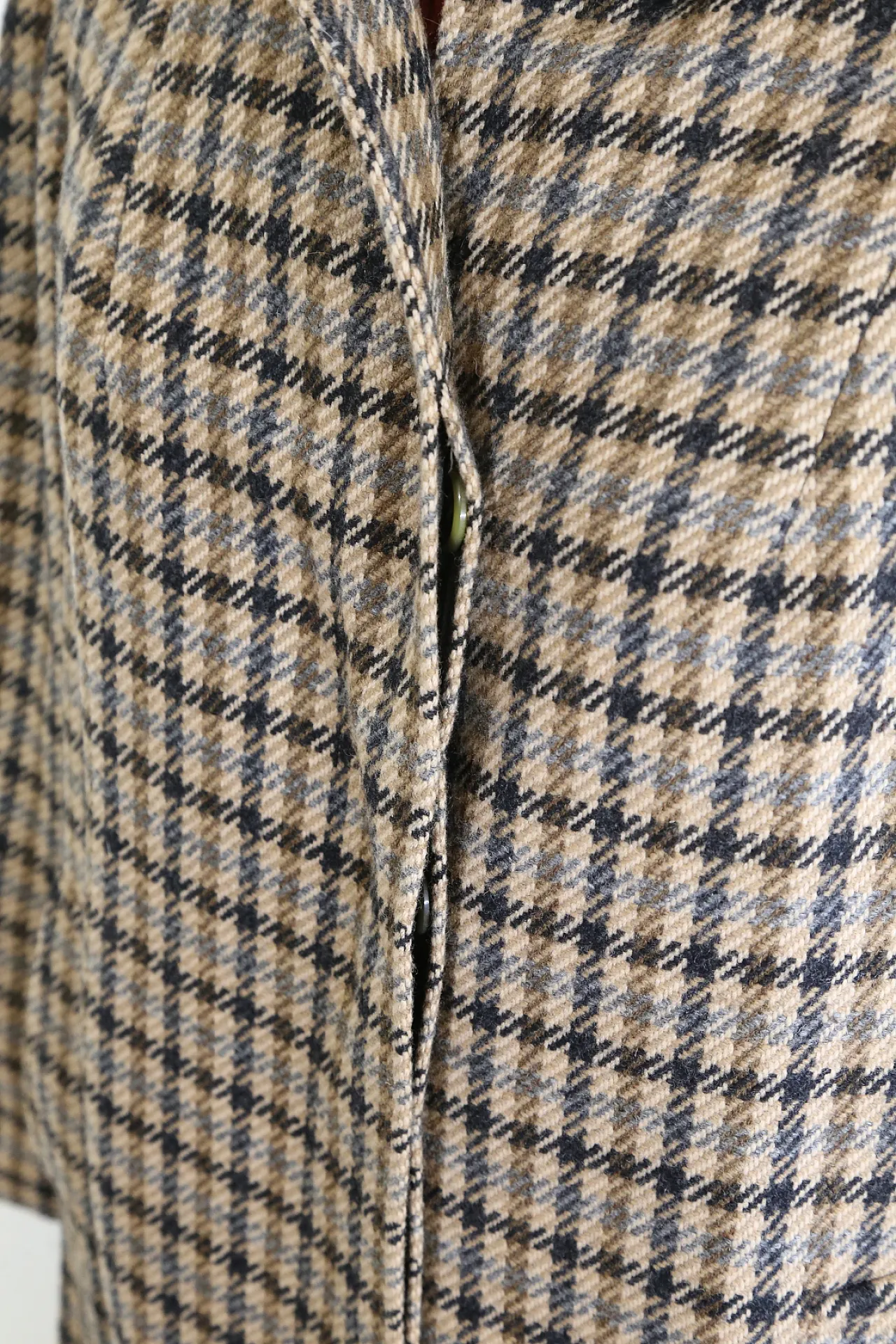 Cappotto Burberry's donna lana Scottish Saxon, anni '90 17