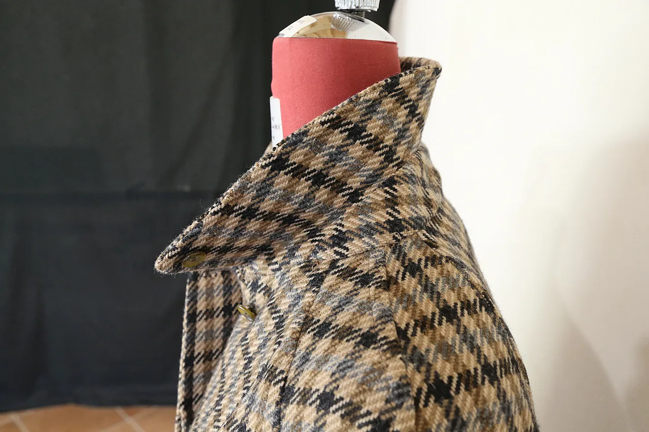 Cappotto Burberry's donna lana Scottish Saxon, anni '90 27