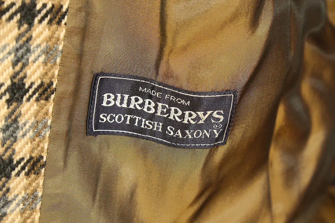 Cappotto Burberry's donna lana Scottish Saxon, anni '90 28