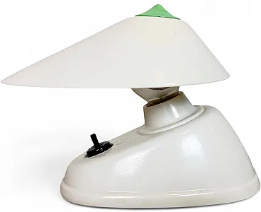Vintage White Bakelite Table Lamp from Elektrosvit, 1950s