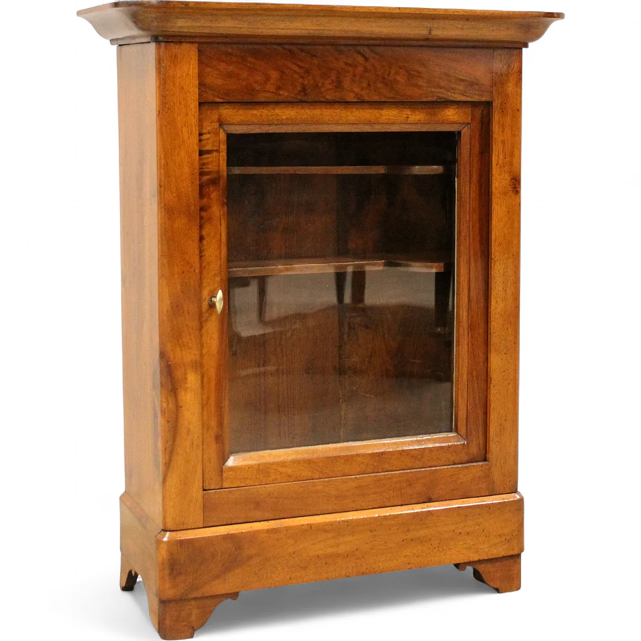 Vetrina pensile Luigi Filippo in noce '800 13