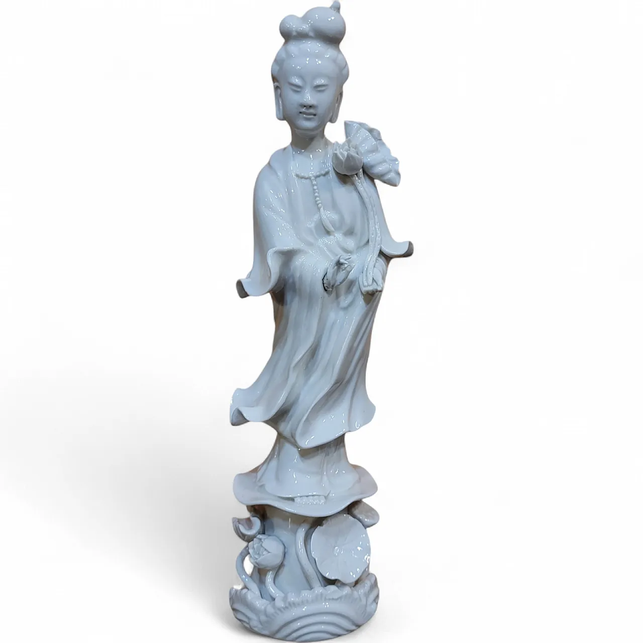 Guanyin - Statuina in porcellana bianca, Cina, del XX secolo 10