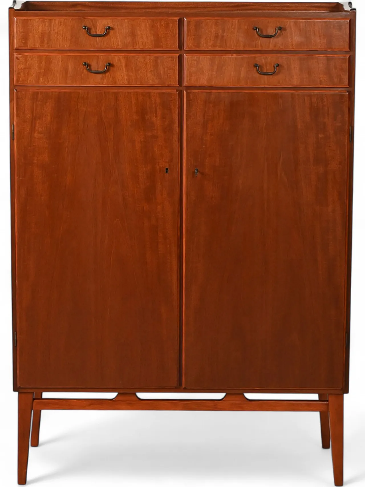 Scandinavian mahogany cabinet, 1950s 10