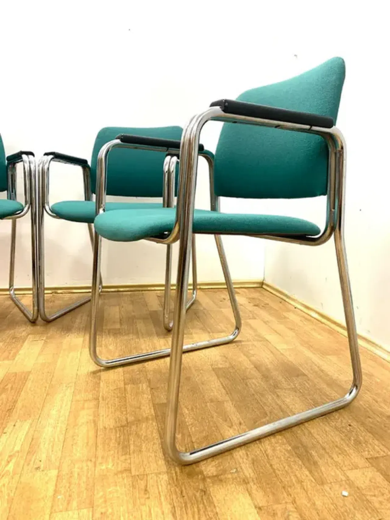 4 Poltrone con braccioli, fine '900 6