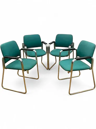 4 Poltrone con braccioli, fine '900