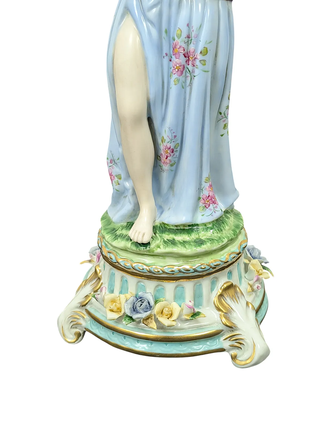Porcelain muse statuette with lyre 6