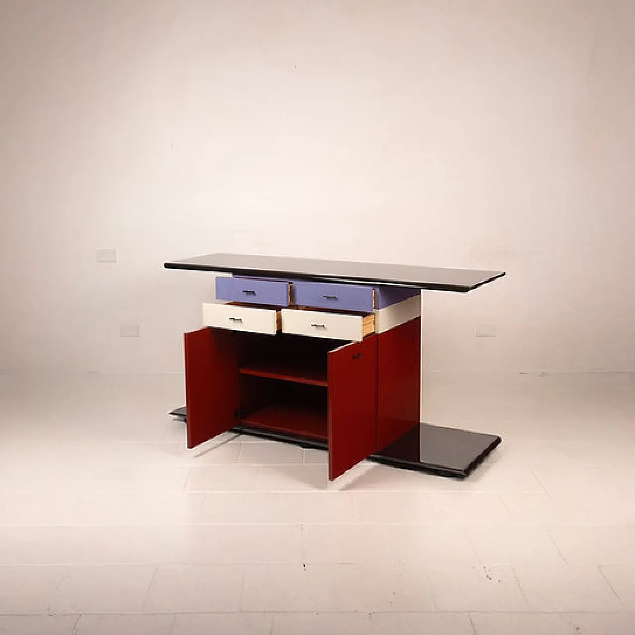 Credenza Kinu di Motomi Kawakami per Arflex, anni '80 6