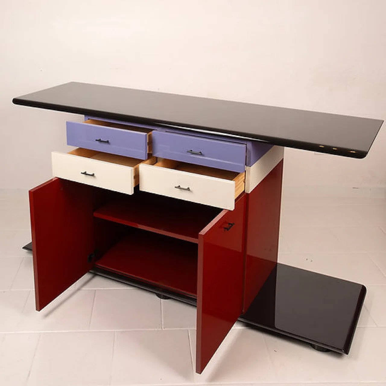 Credenza Kinu di Motomi Kawakami per Arflex, anni '80 7