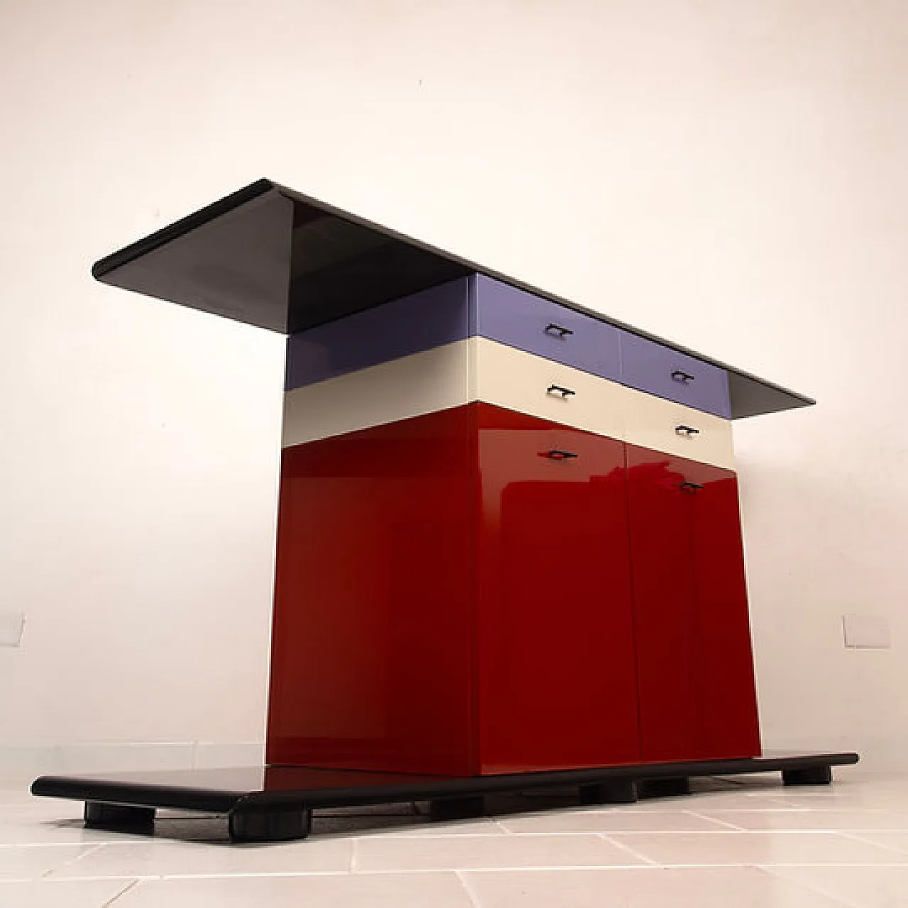 Credenza Kinu di Motomi Kawakami per Arflex, anni '80 8