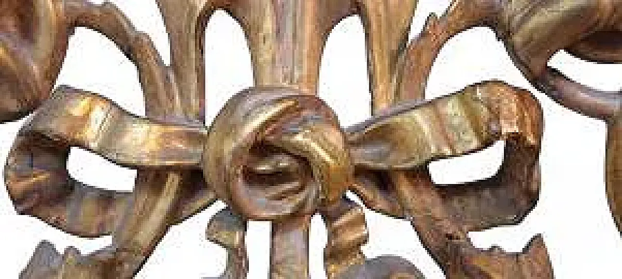 Louis XVI oval mirror in carved and gilded wood, 19th century 7