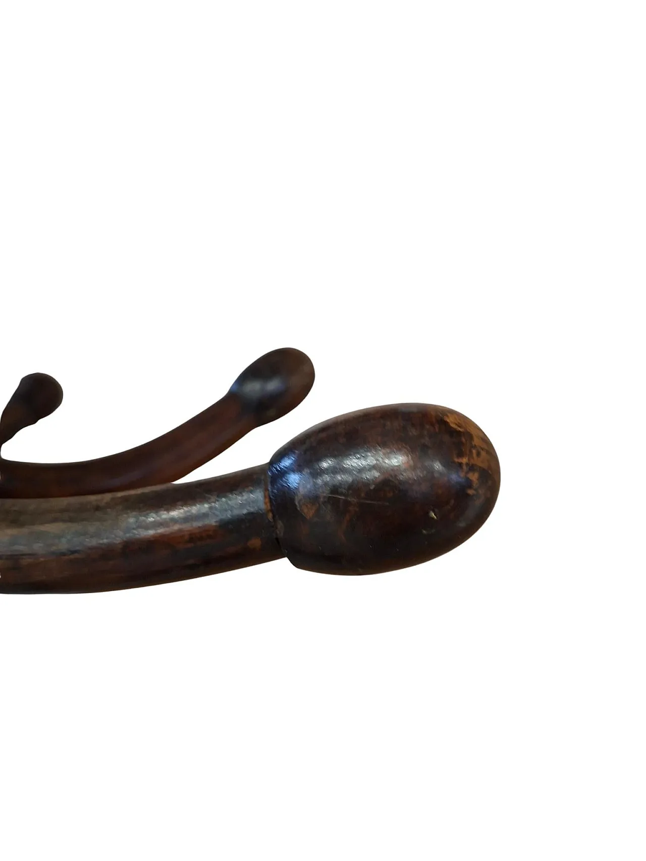 Thonet style column coat rack, 1960s 10