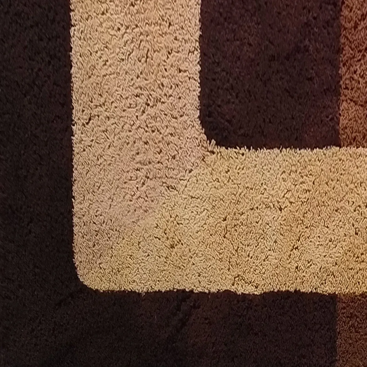 Geometric Space Age rug in wool, 1970s 5