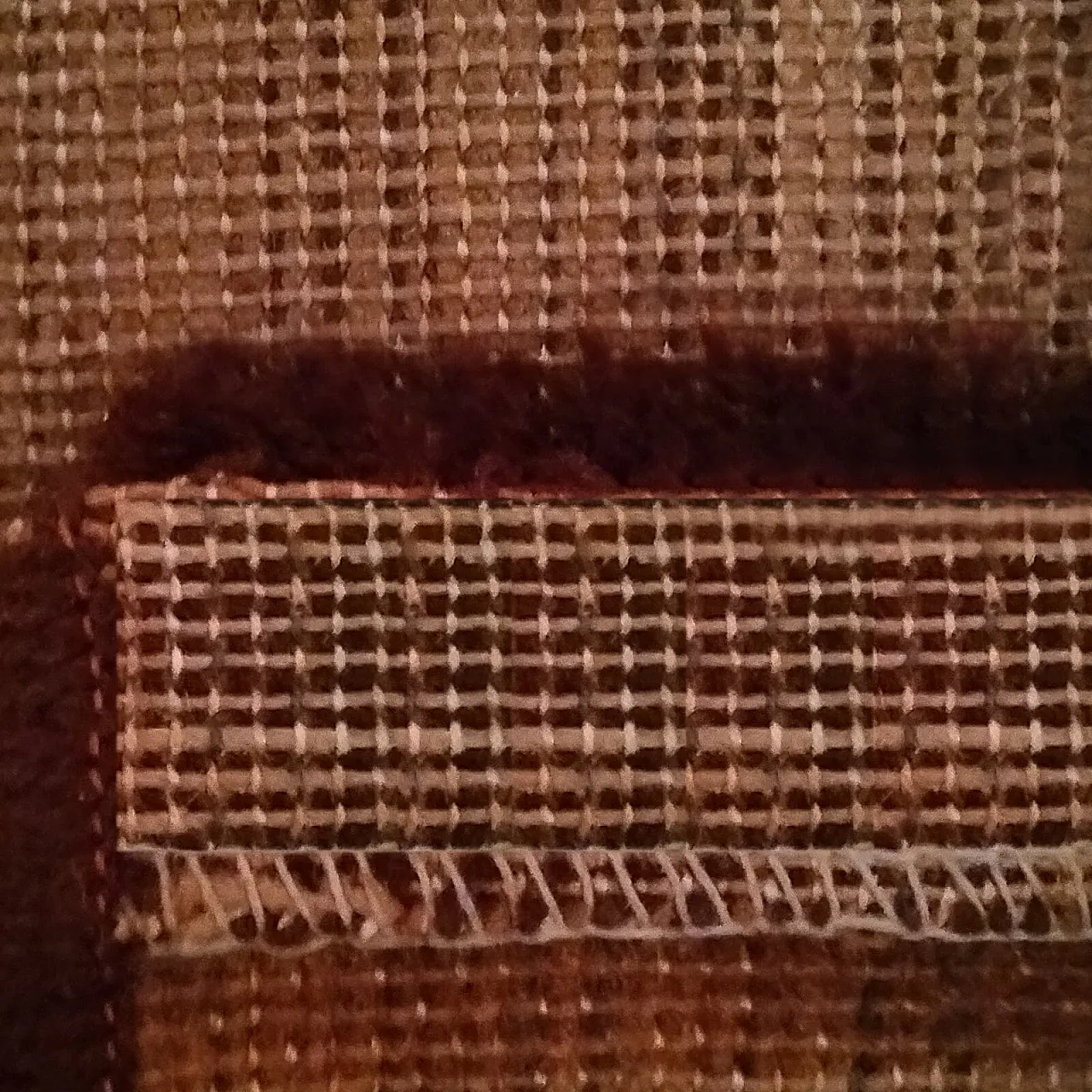 Geometric Space Age rug in wool, 1970s 8