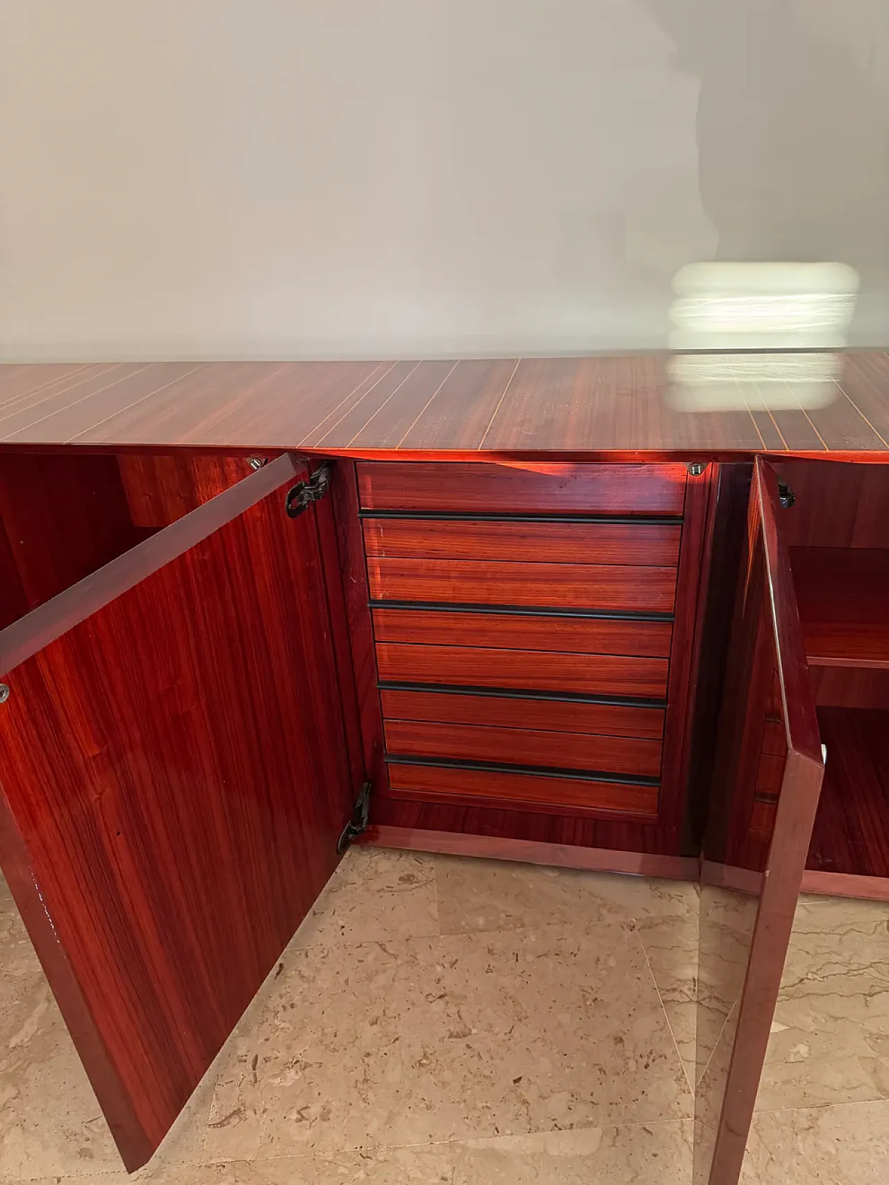 Rosewood sideboard, 1970s 6