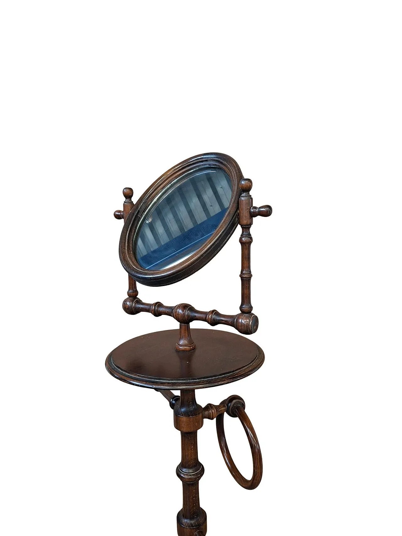 Piantana da bagno in faggio, anni '80 10