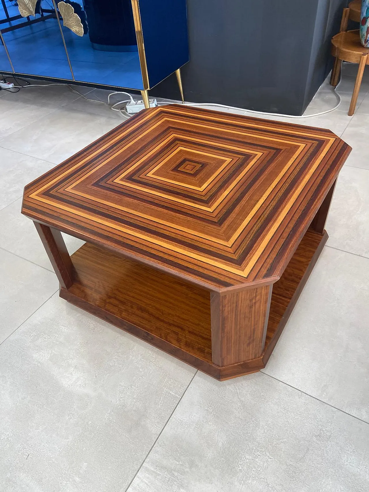 Tavolino Mosaico di Luciano Frigerio per Frigerio di Desio, anni '90 2