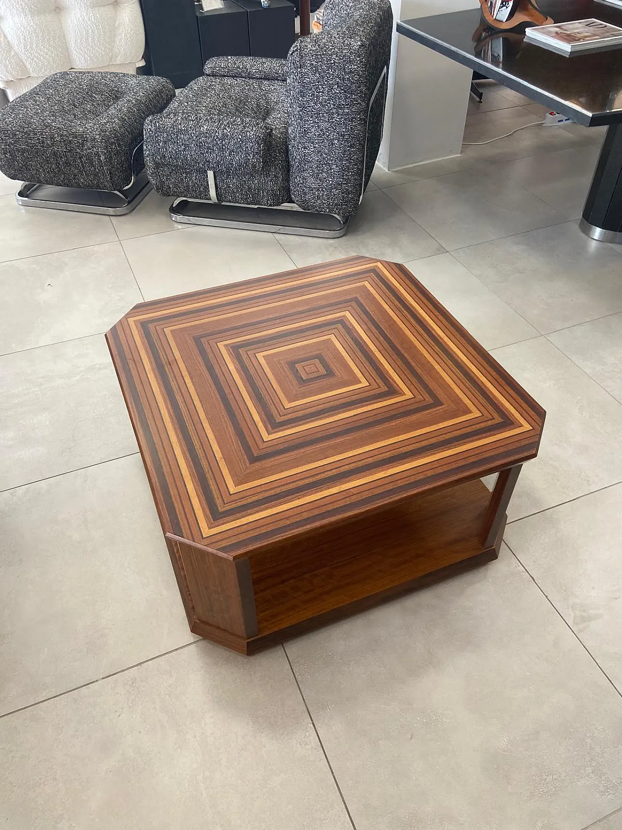 Tavolino Mosaico di Luciano Frigerio per Frigerio di Desio, anni '90 3