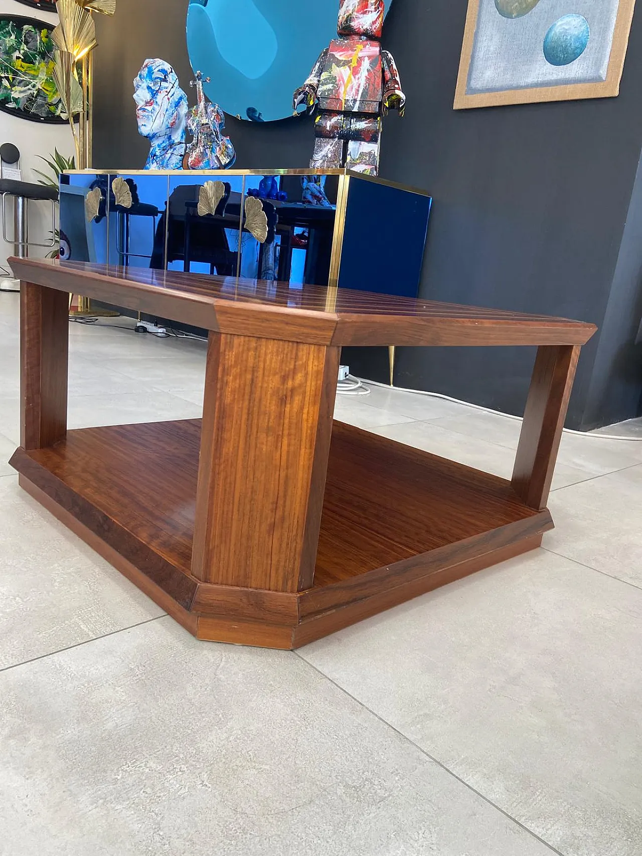 Tavolino Mosaico di Luciano Frigerio per Frigerio di Desio, anni '90 4