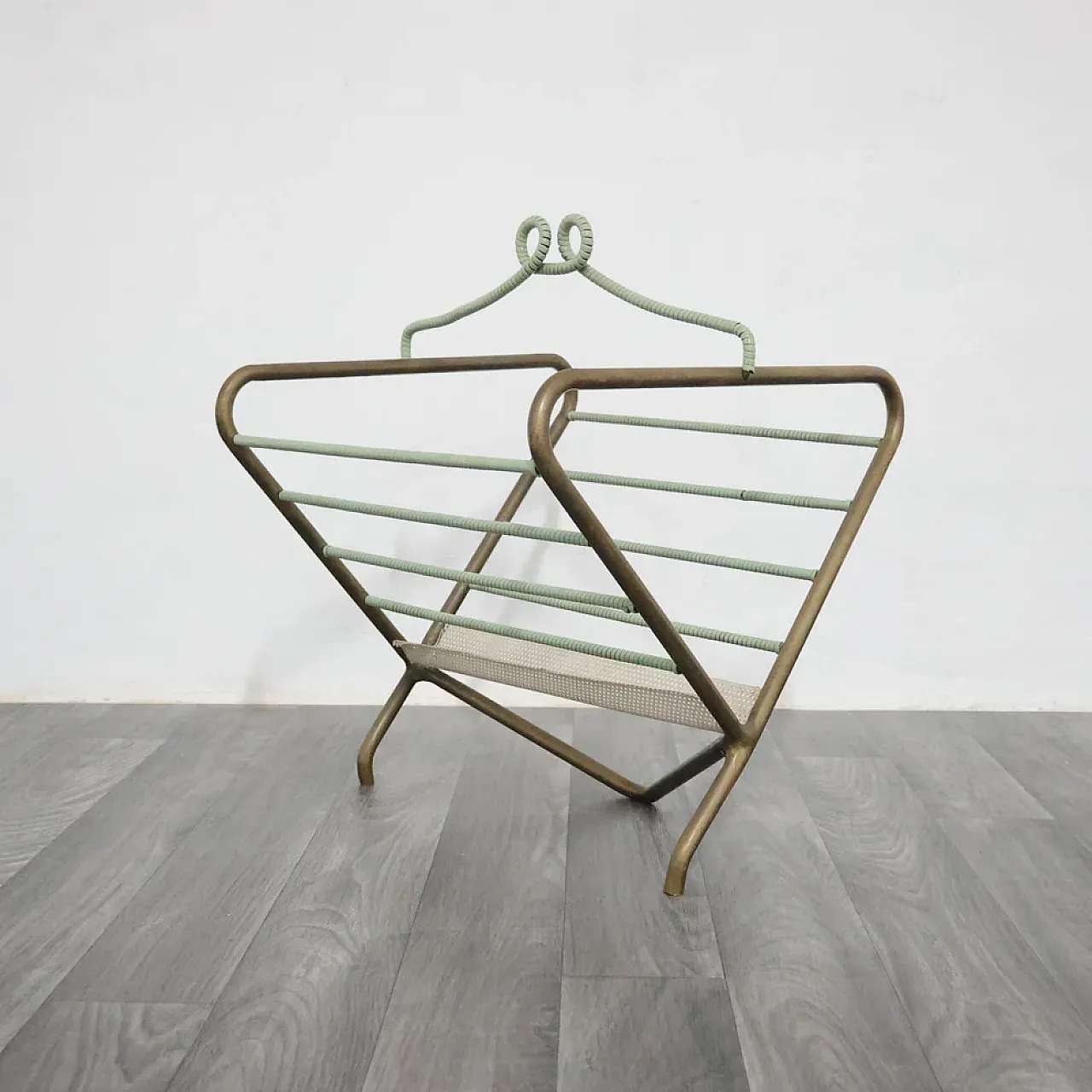 Mathieu Mategot, magazine rack, 1950s 1