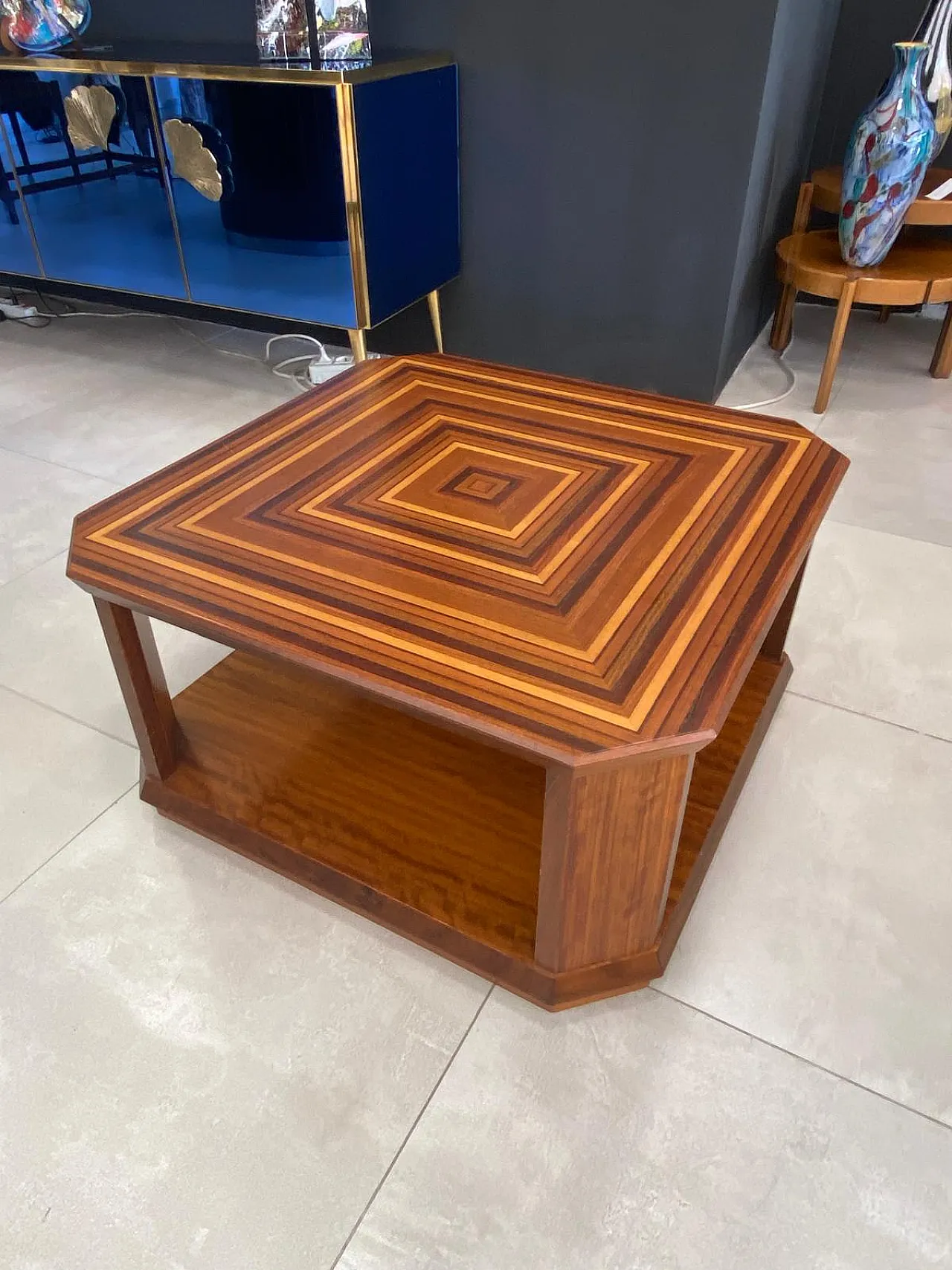 Tavolino Mosaico di Luciano Frigerio per Frigerio di Desio, anni '90 6