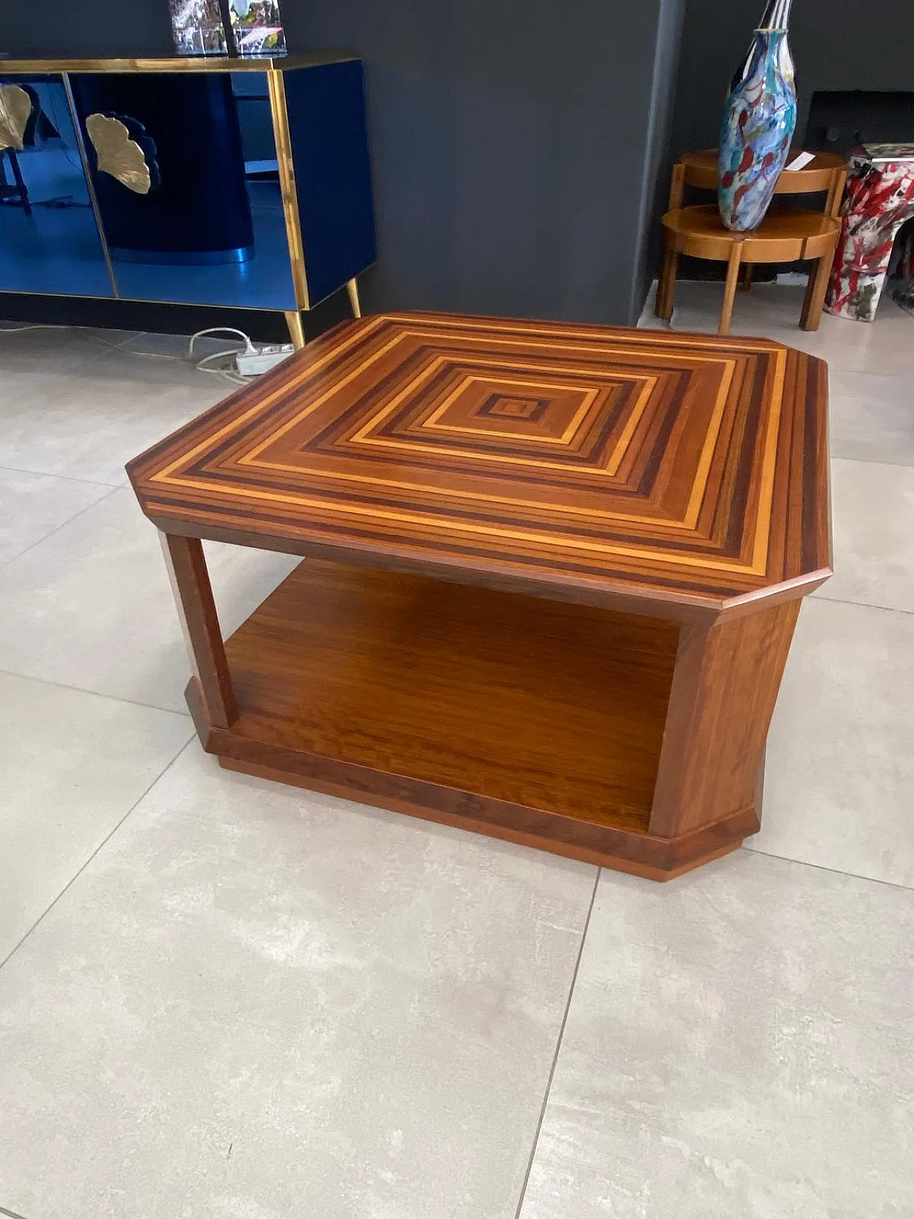 Tavolino Mosaico di Luciano Frigerio per Frigerio di Desio, anni '90 8