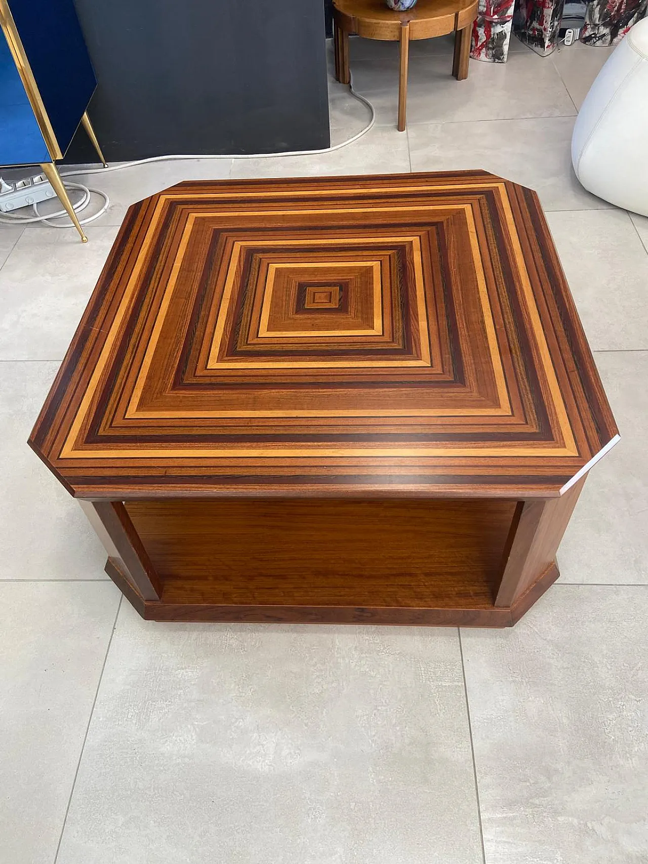 Tavolino Mosaico di Luciano Frigerio per Frigerio di Desio, anni '90 11