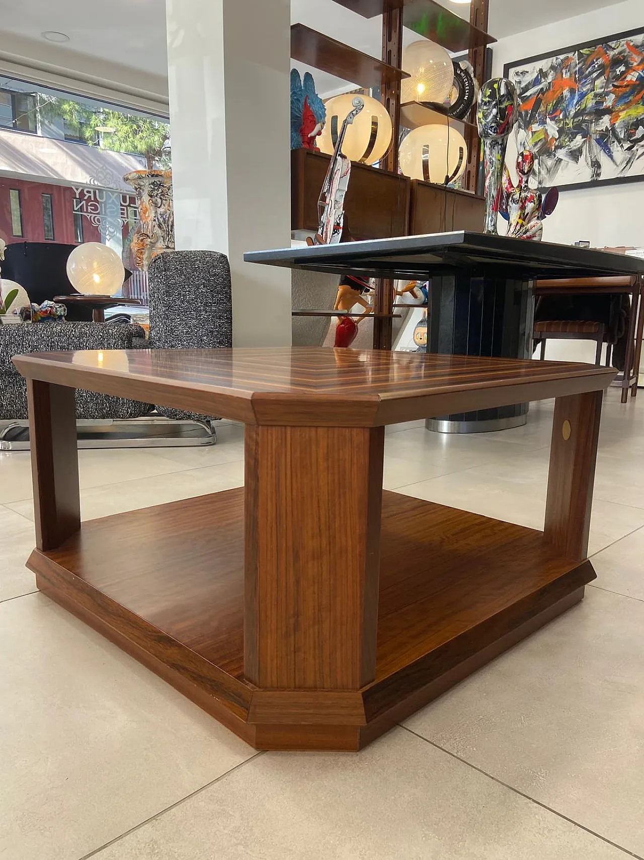 Tavolino Mosaico di Luciano Frigerio per Frigerio di Desio, anni '90 12