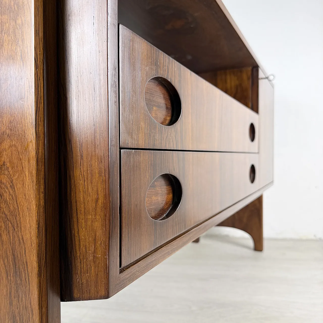 Rosewood sideboard by Gilberto Cassina, 50s 6