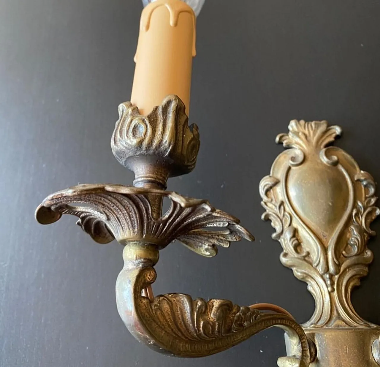 Pair of wall lights, 20th century 5