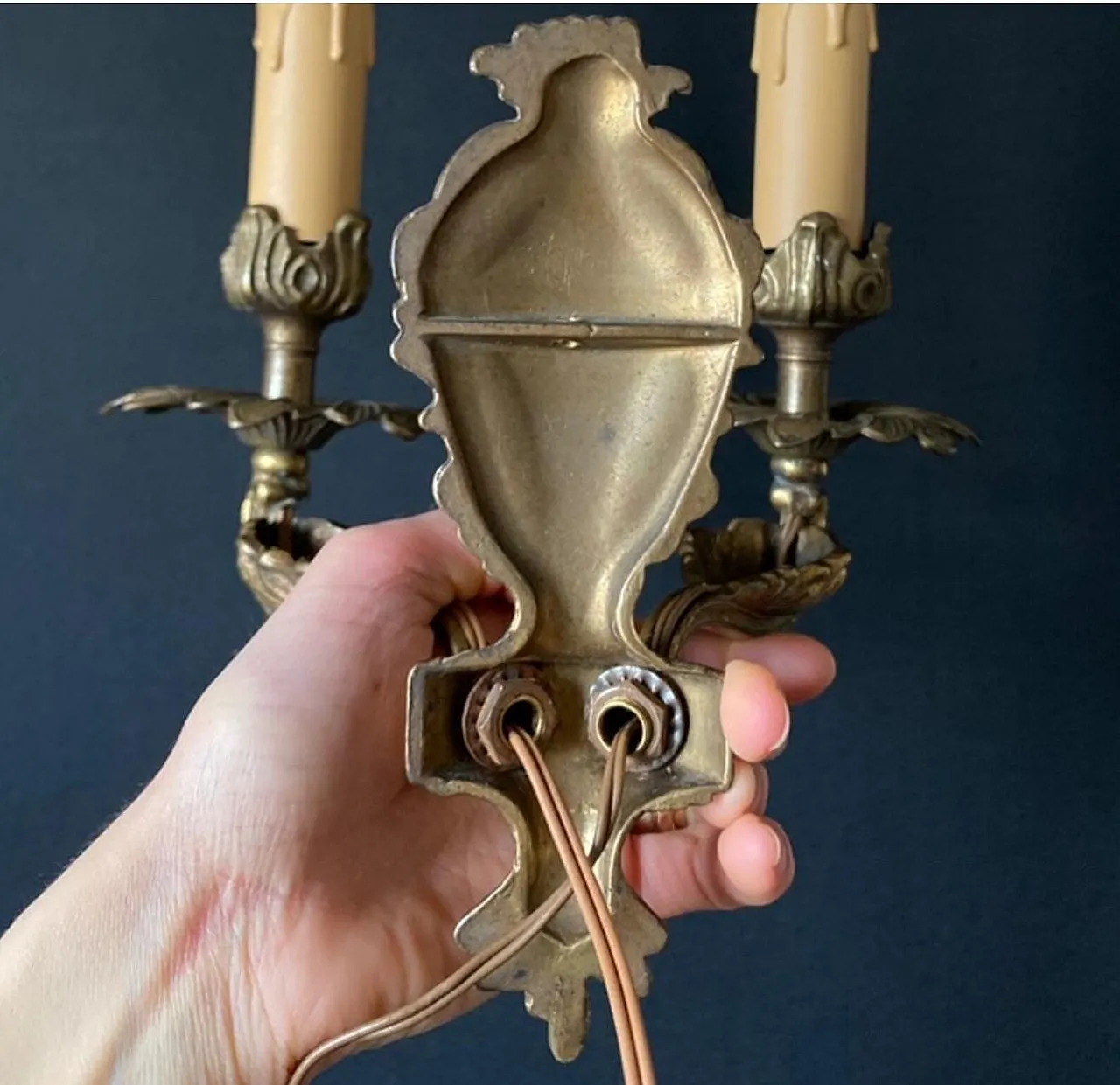 Pair of wall lights, 20th century 9