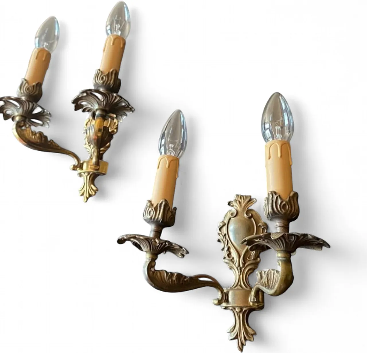 Pair of wall lights, 20th century 10