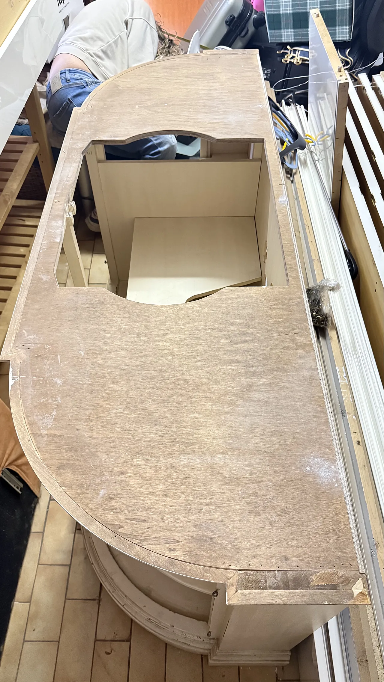 Bathroom cabinet with sink, 20th century 20