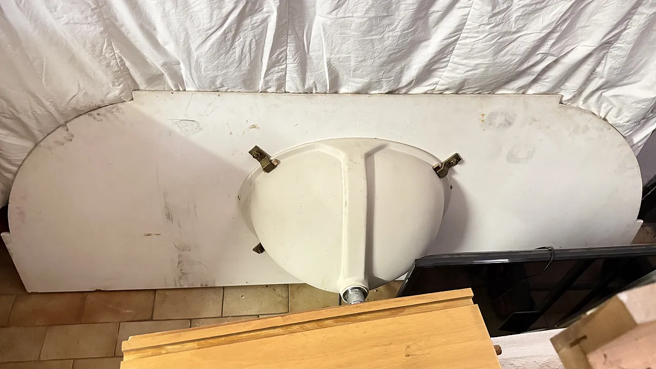 Bathroom cabinet with sink, 20th century 25