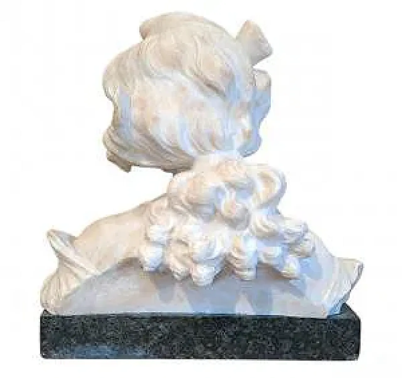 Bust of a Young Girl by A. Frilli, 19th century 3
